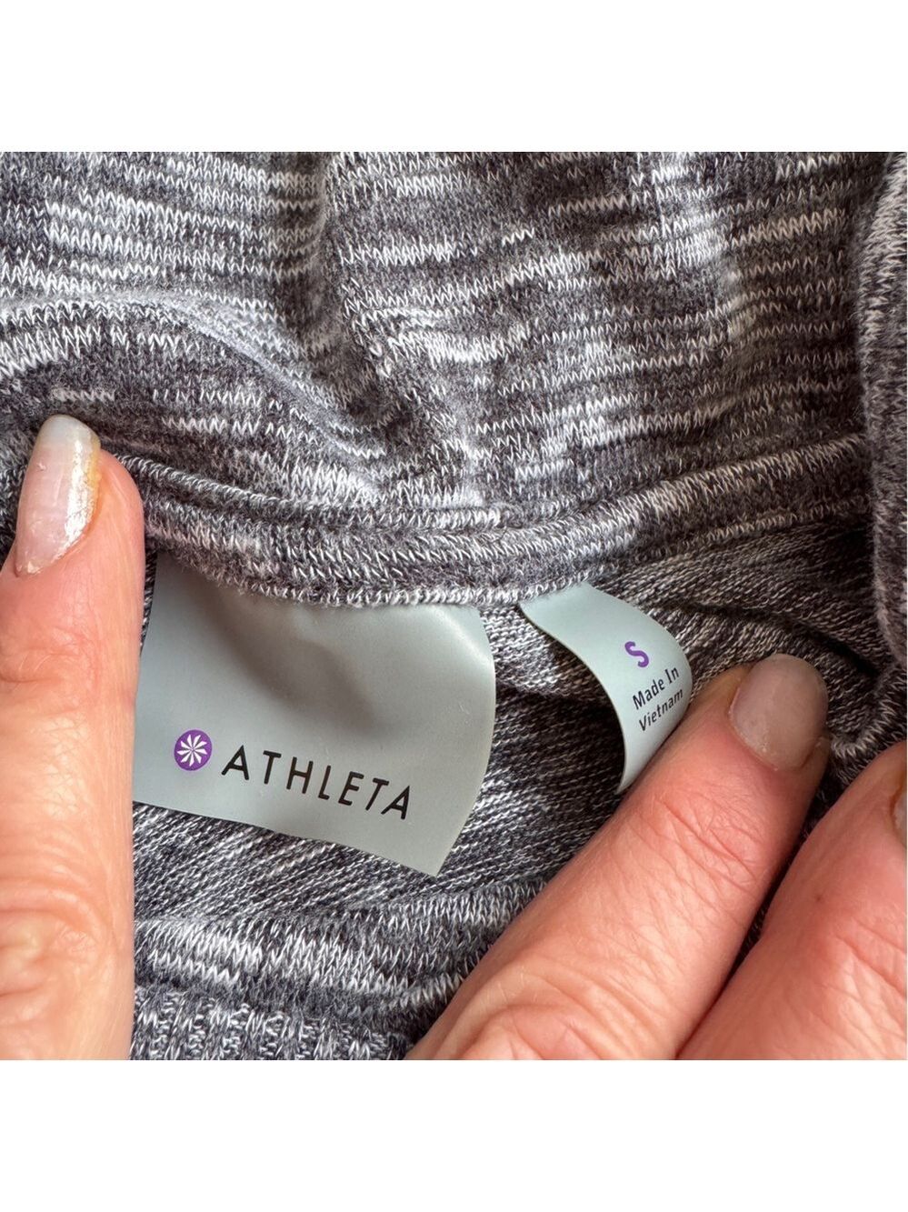Athleta hooded gray casual dress size small nwot - Picture 12 of 16